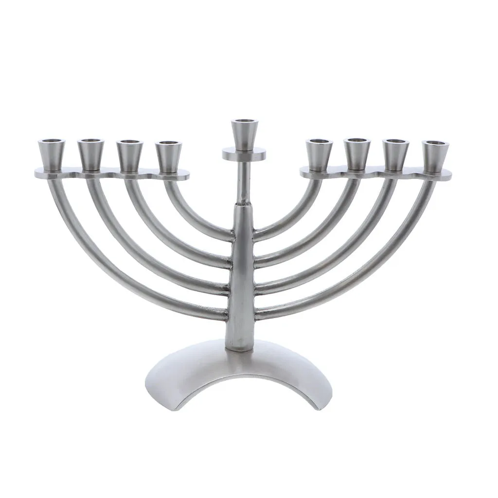 Dainty Pewter Design Menorah
