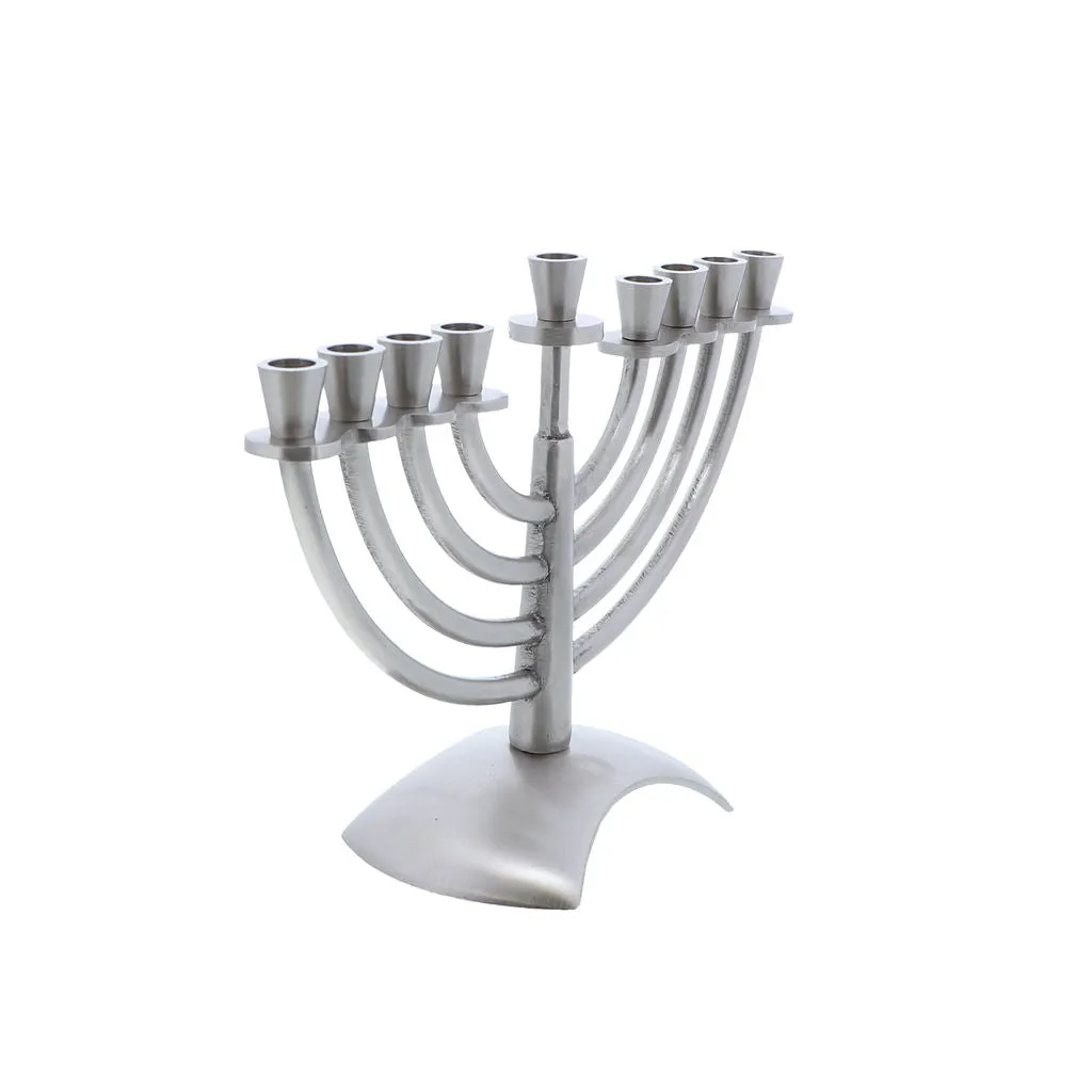 Dainty Pewter Design Menorah