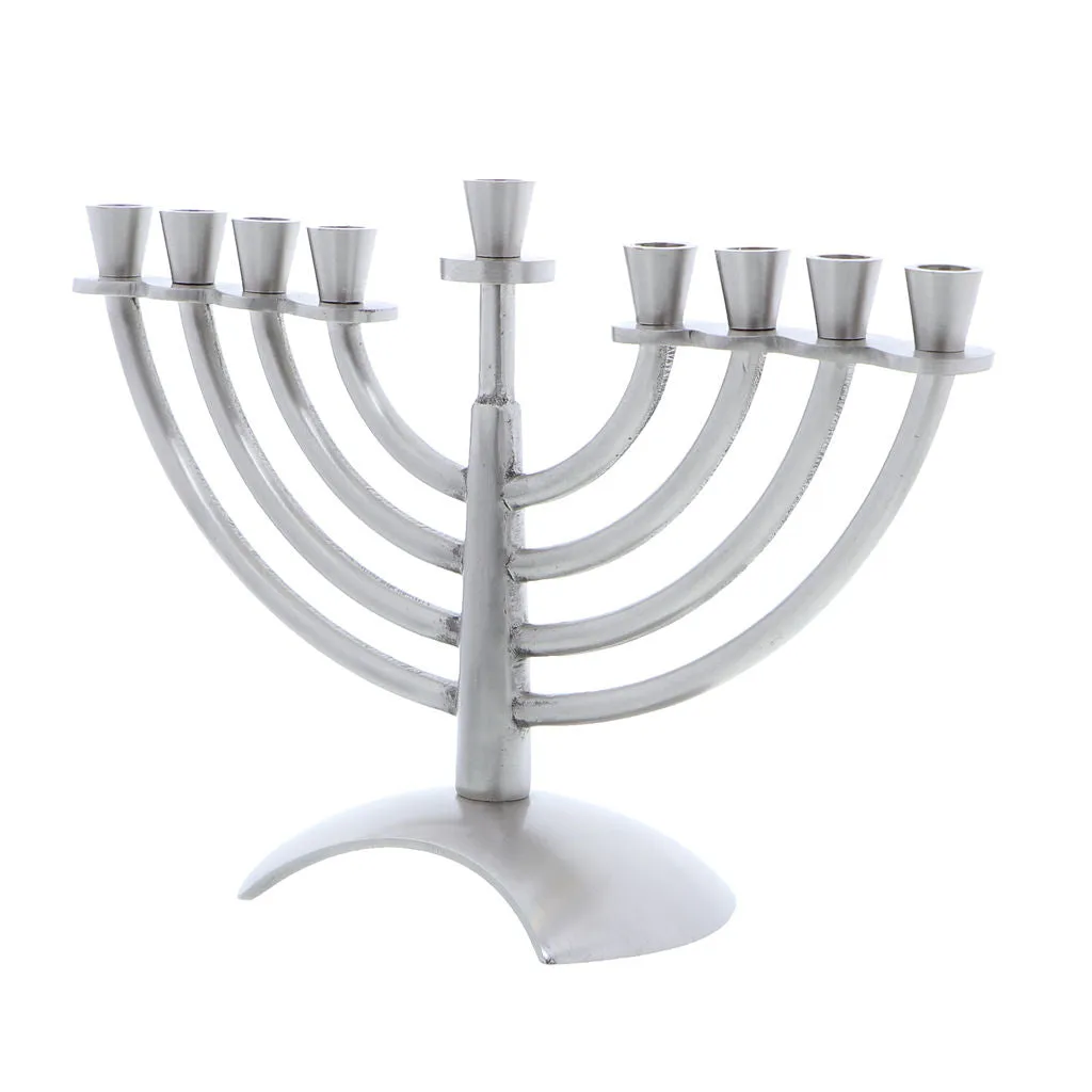 Dainty Pewter Design Menorah