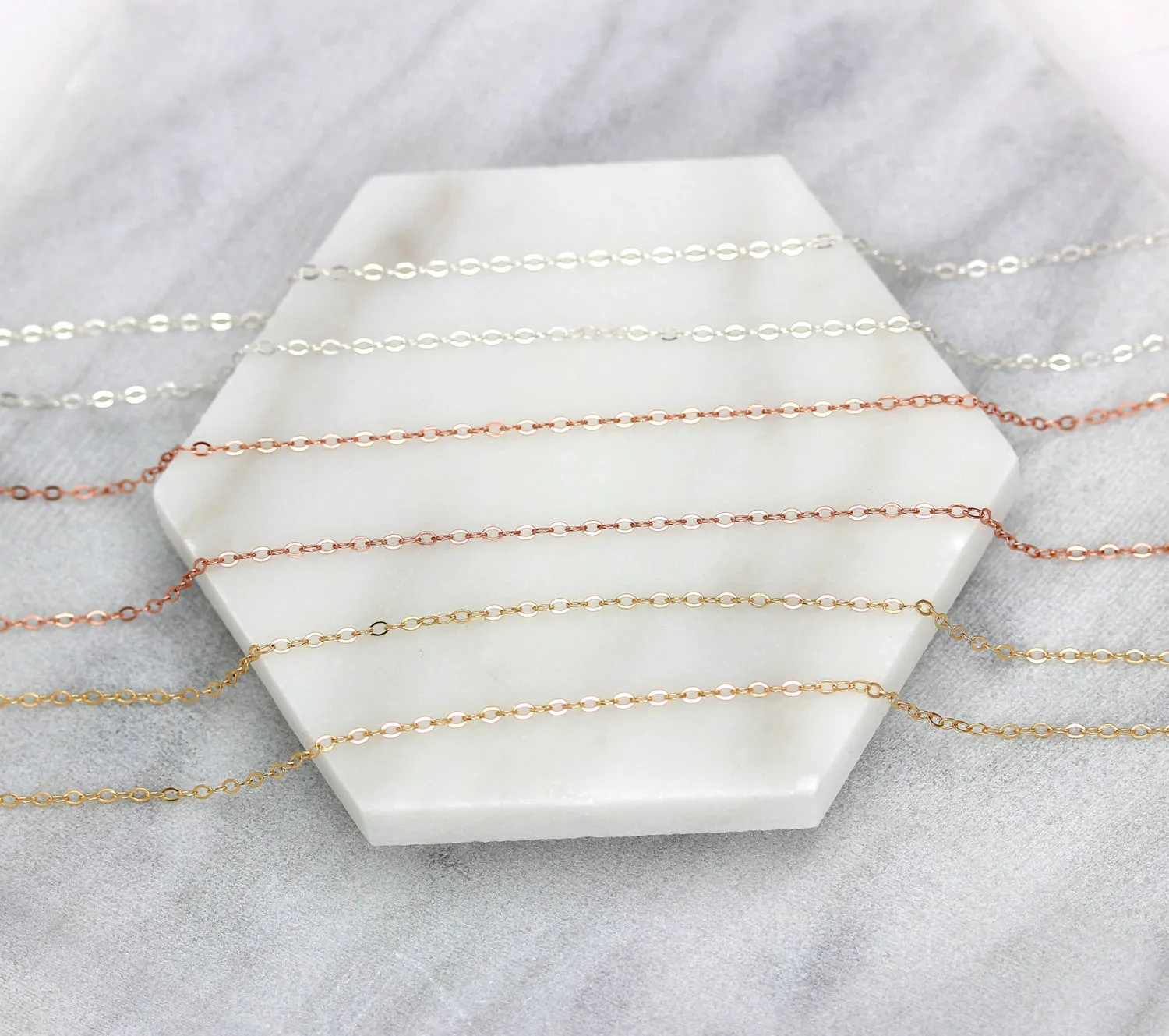 Delicate Thin Chain Necklace