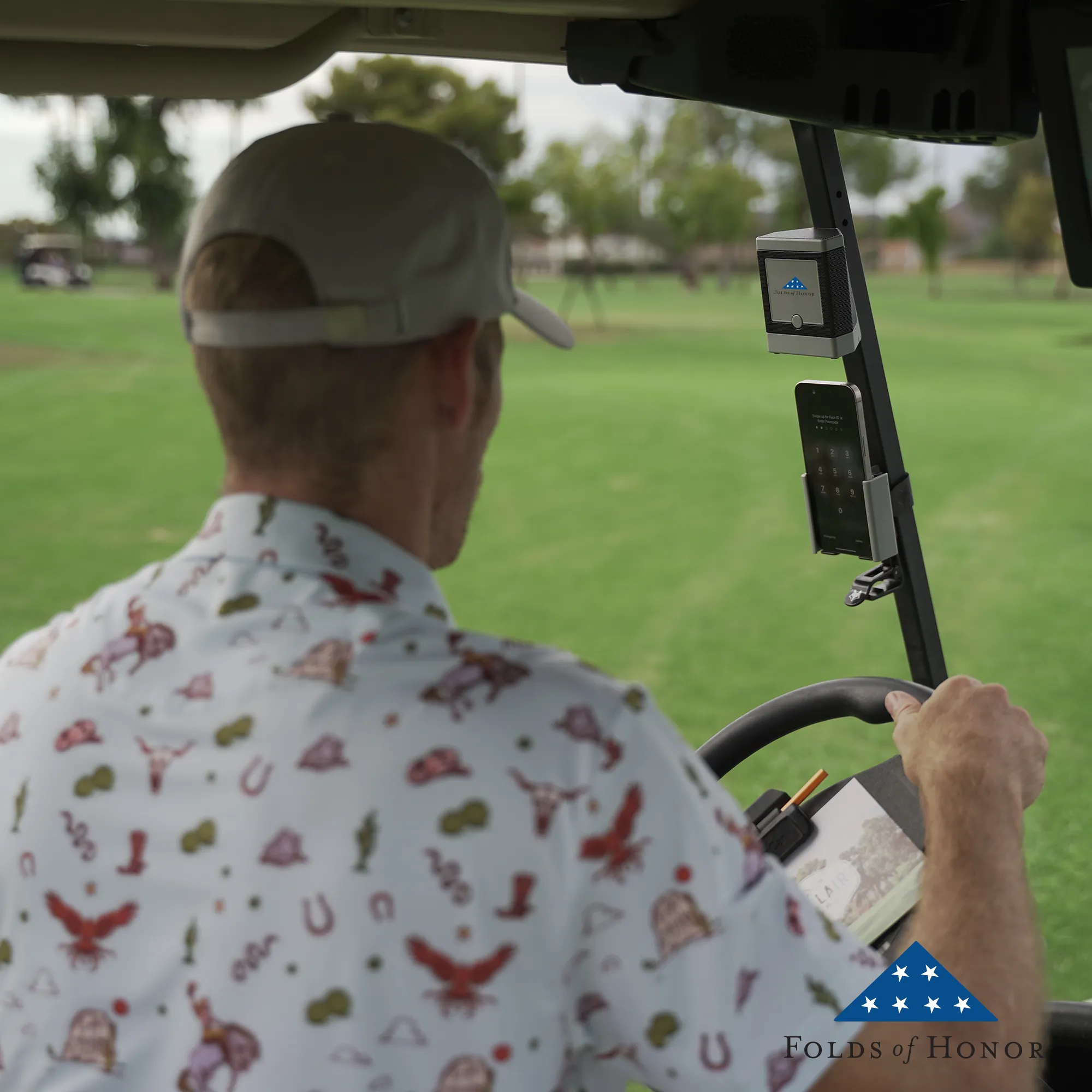 DJ-10 Golf Speaker - Folds of Honor