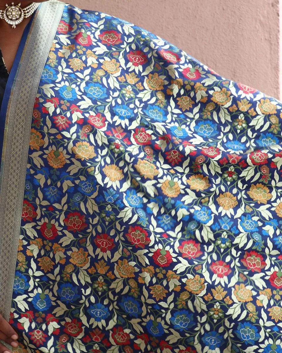 Fanaa Handwoven Banarasi Kimkhab Brocade Dupatta