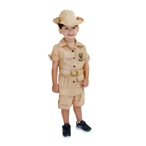 Fantasia Caçador Safari - Promoção Carnaval 2025