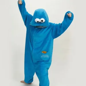 Fantasia Infantil Unissex Elmo Desenho Animado Macacão De Alta Qualidade - Promoção de carnaval 2025