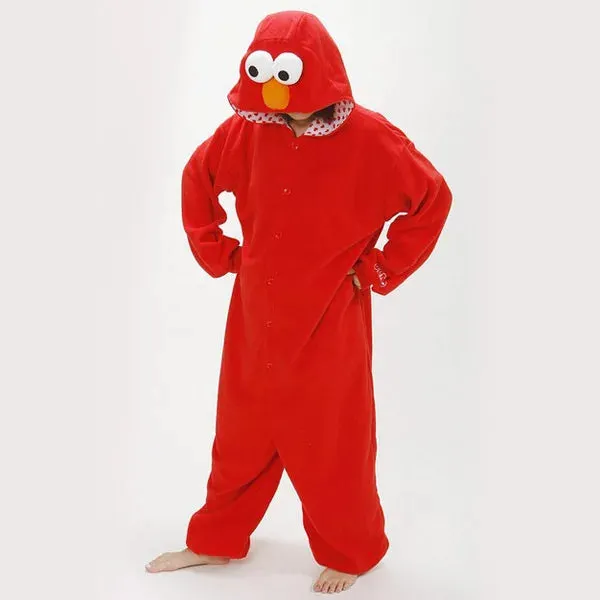 Fantasia Infantil Unissex Elmo Desenho Animado Macacão De Alta Qualidade - Promoção de carnaval 2025