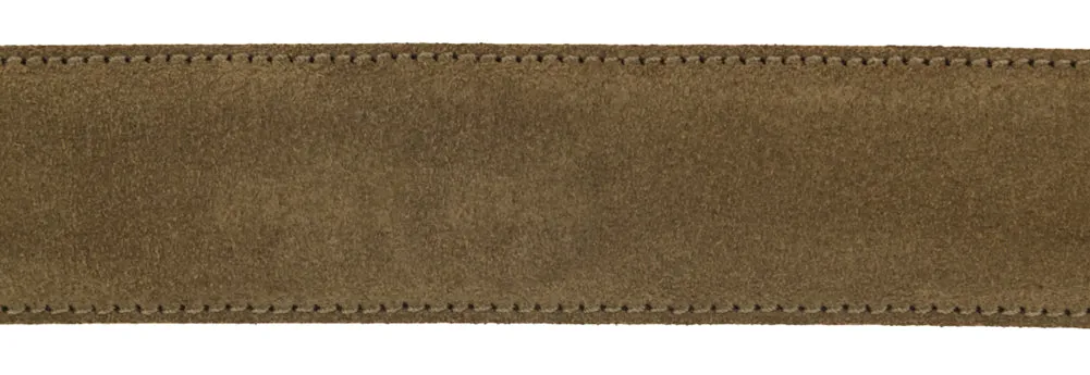 Fiori Di Lusso Light Brown Suede Belt