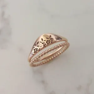 Flora Dainty ring set