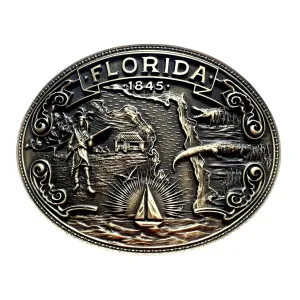 Florida 1845 Heritage Buckle