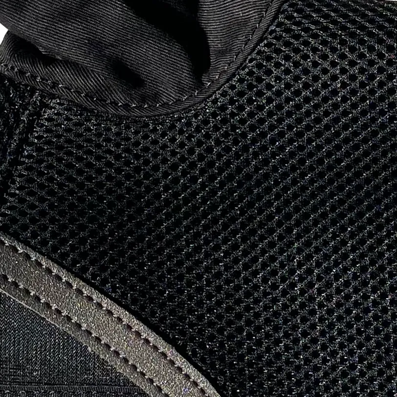 Fly Ear Bonnet Ultra Breathable 3D Mesh - Black