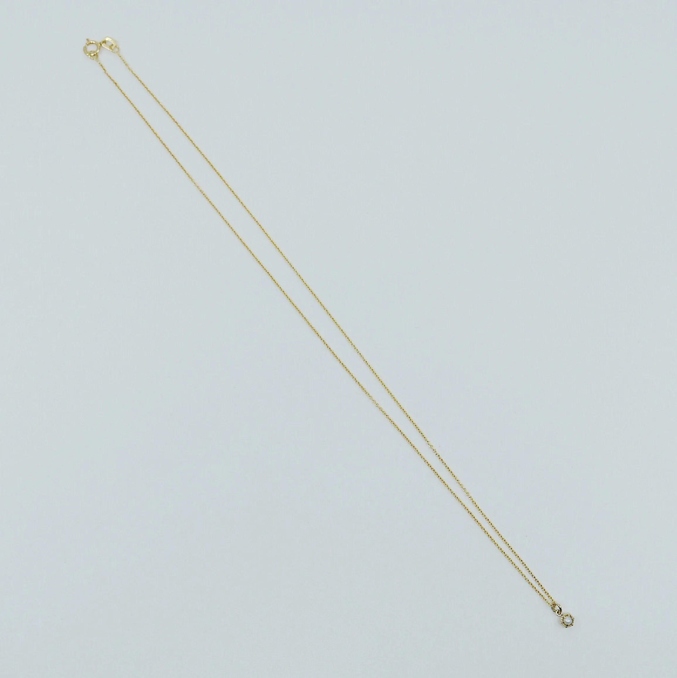Frame Mini Pearl Necklace