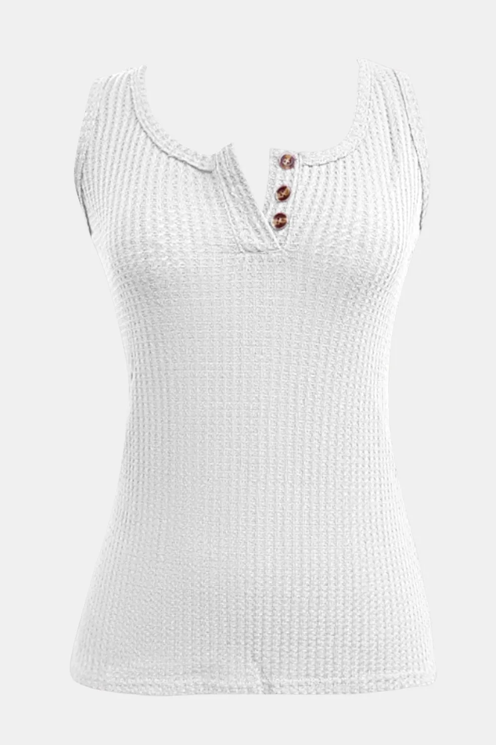 Full Size Textured Wide Strap Tank