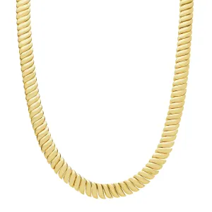Gabriella Wide Wave Necklace