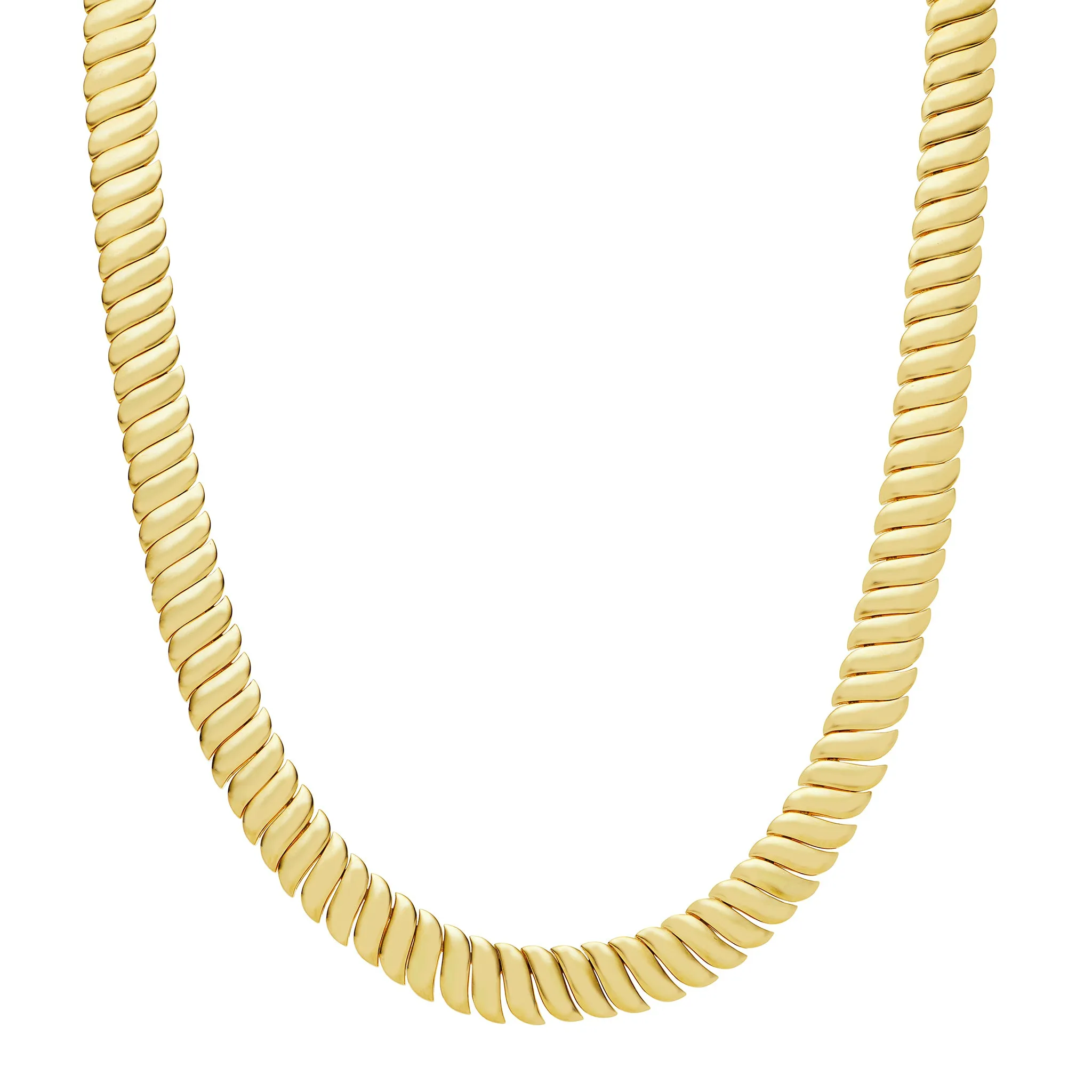 Gabriella Wide Wave Necklace