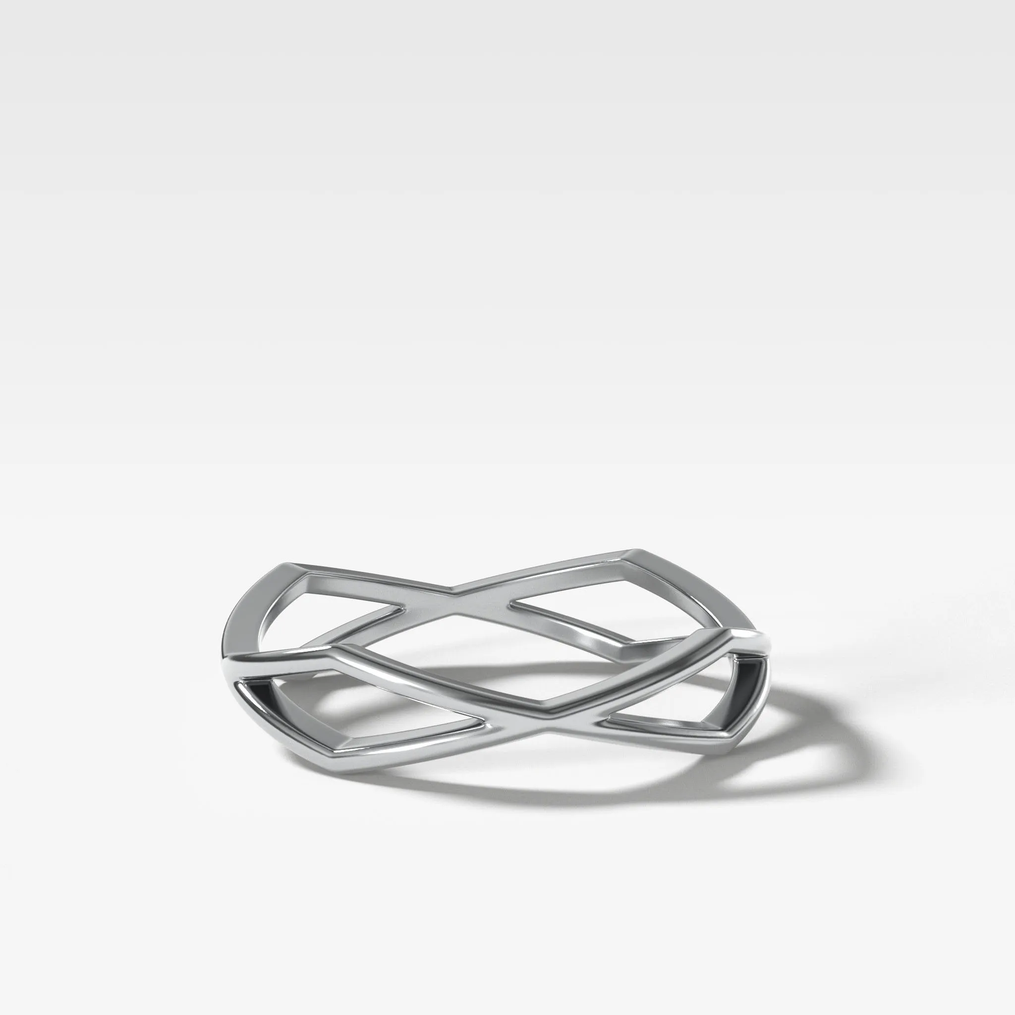 Geometric Eternity Band