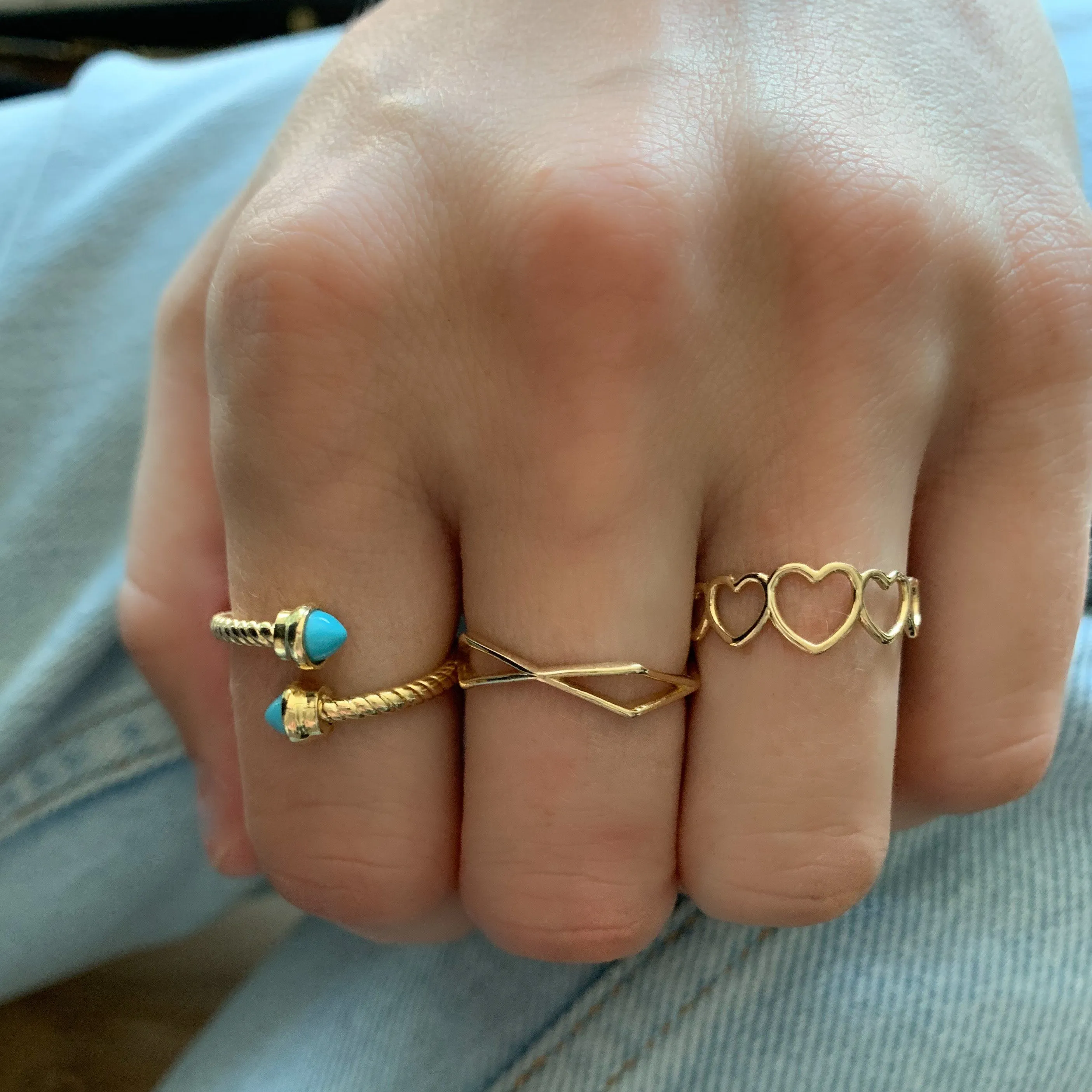 Geometric Eternity Band