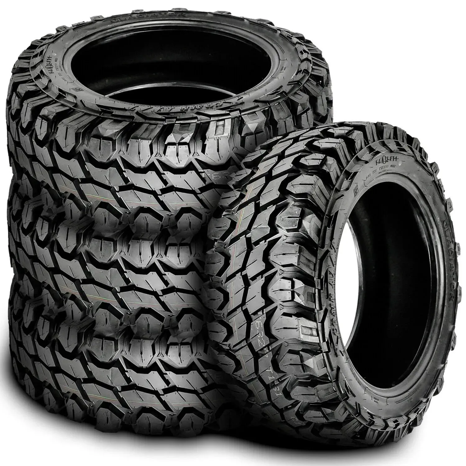 Gladiator Rocky Grit 37" Spinners (Set of 4)