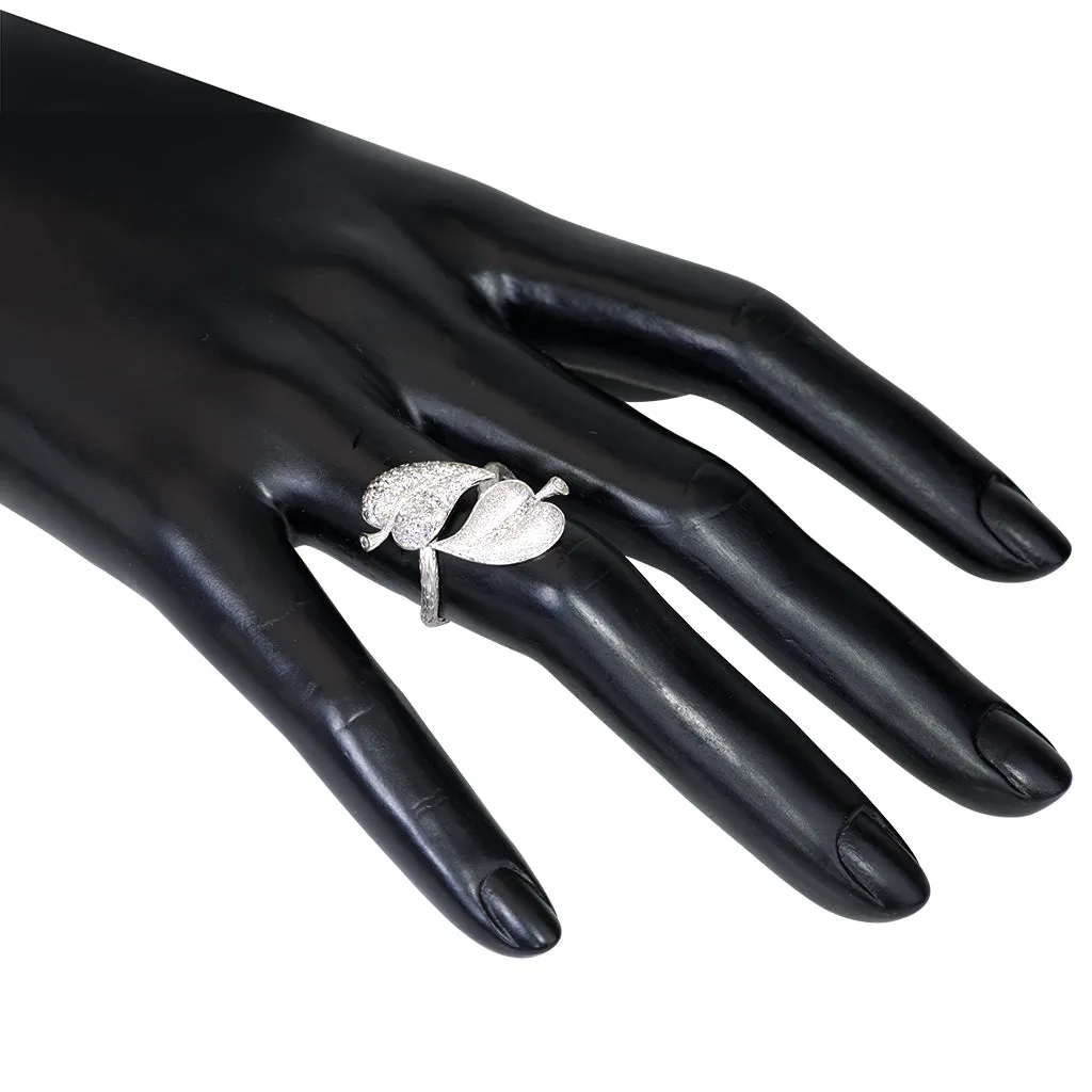 Gold Double Leaf Ring