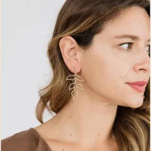 Gold Leaf Earrings