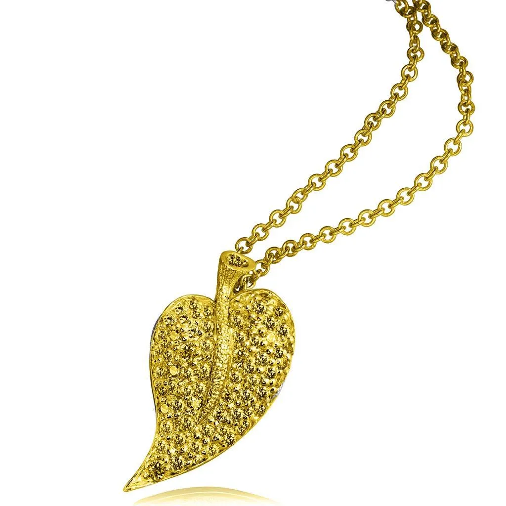 Gold Leaf Pendant