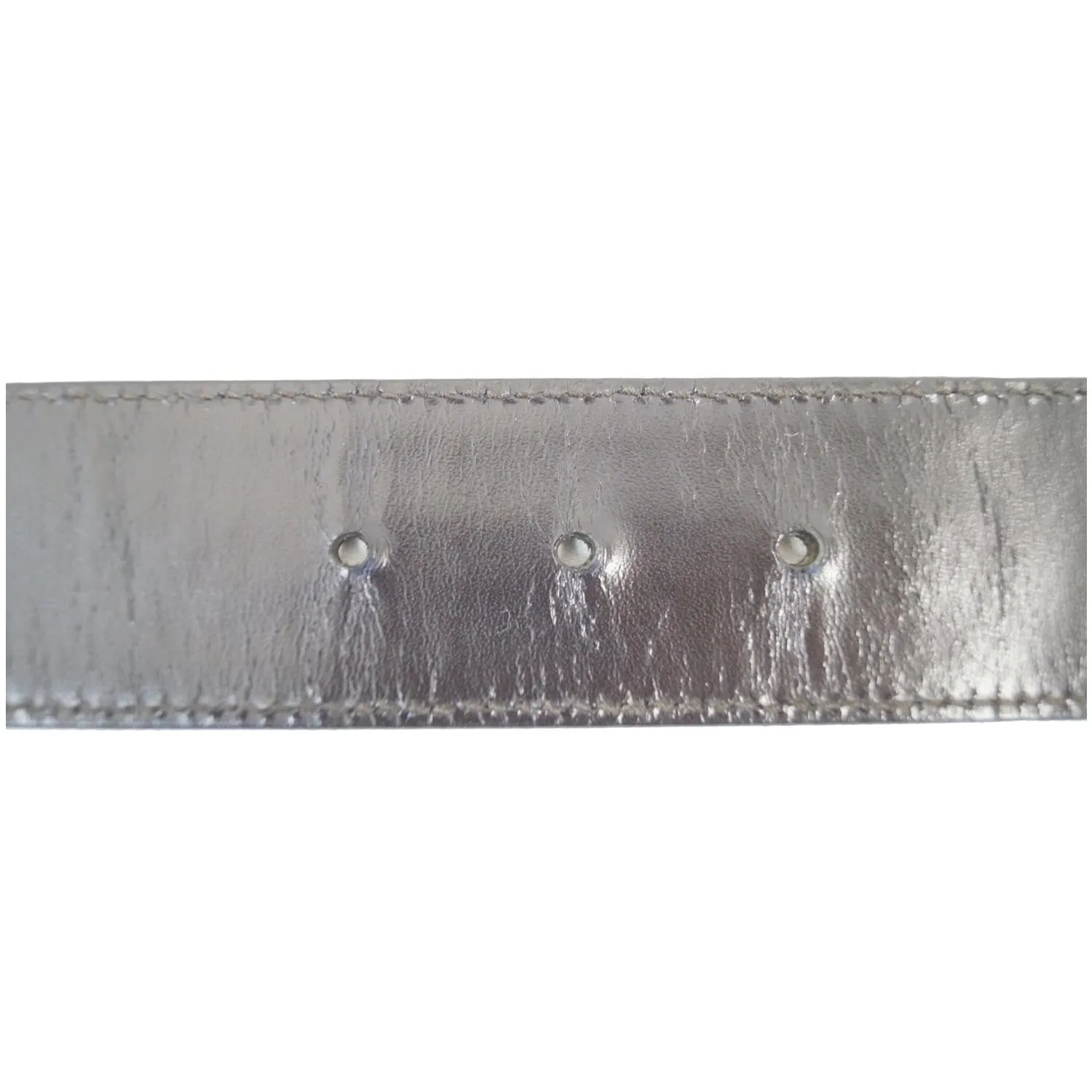 GUCCI Interlocking G Buckle GG Monogram Belt Beige 90/36