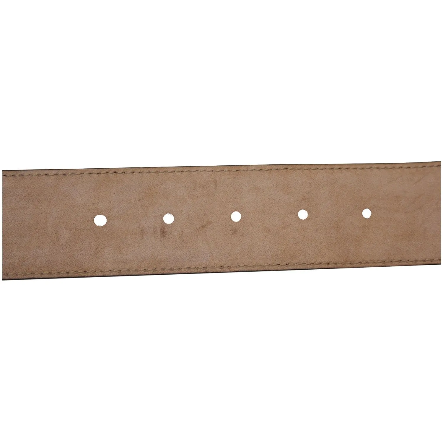 GUCCI Interlocking G Signature Leather Belt 411924