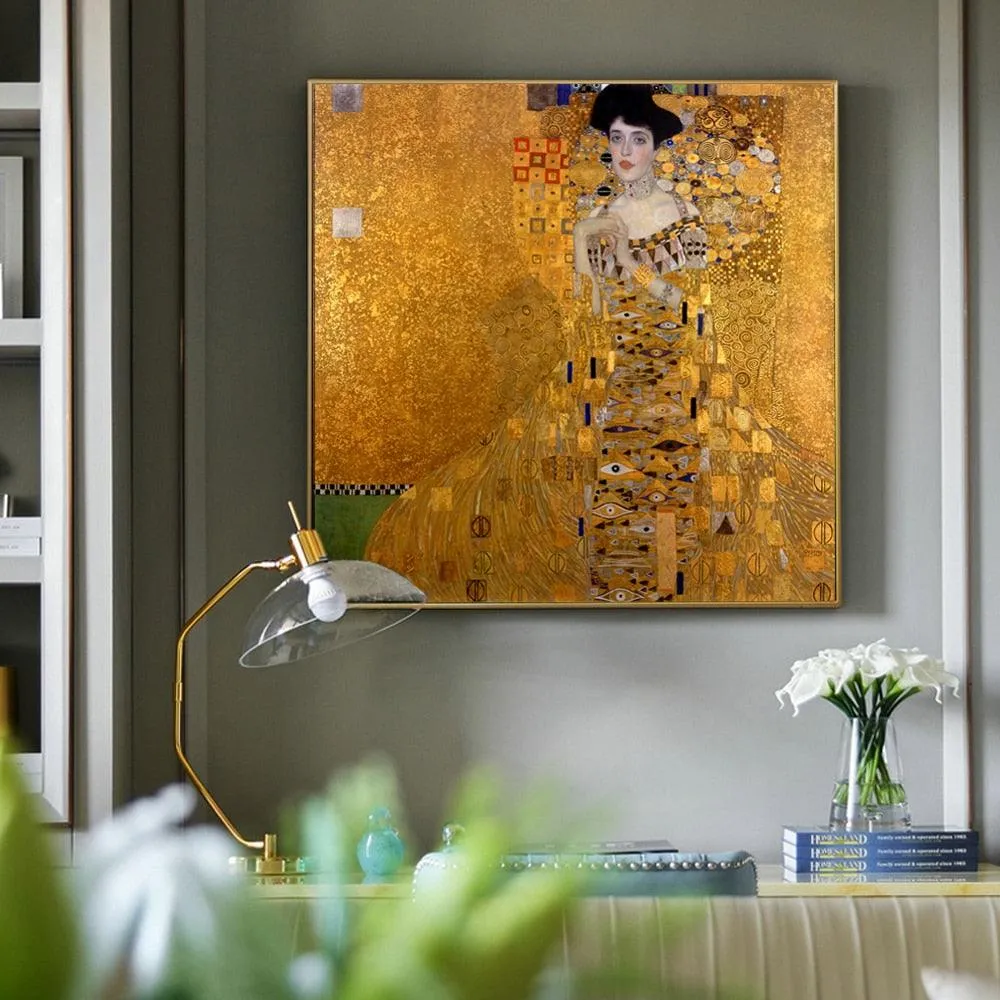 Gustav Klimt 'Portrait Of Adele Bloch' Wall Art