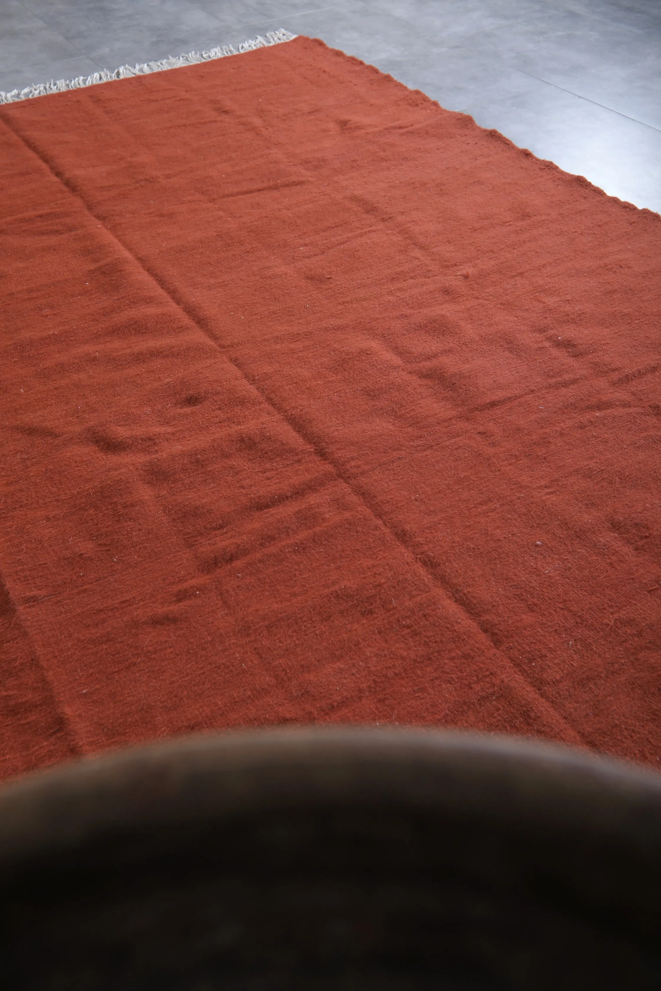 Handwoven Moroccan - Flat woven wool kilim - Berber custom rug
