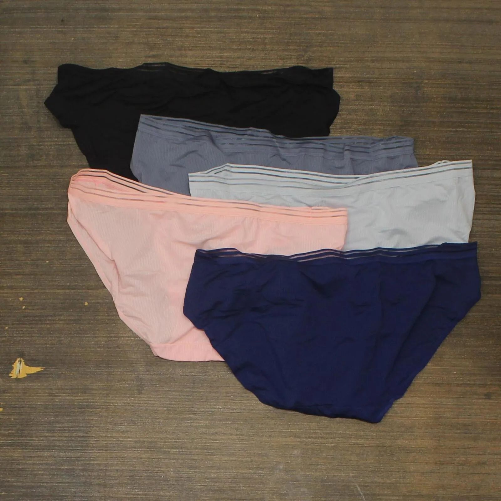 Hanes Premium Women's 5pk Lightweight Mesh Bikini Underwear PM42A5 Assorted XL