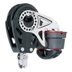 HARKEN 57mm Carbo Ratchet Block w/Cam Cleat
