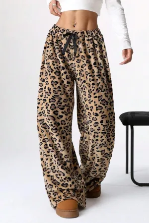 Hazel Blues® |  Leopard Wide Leg Pants