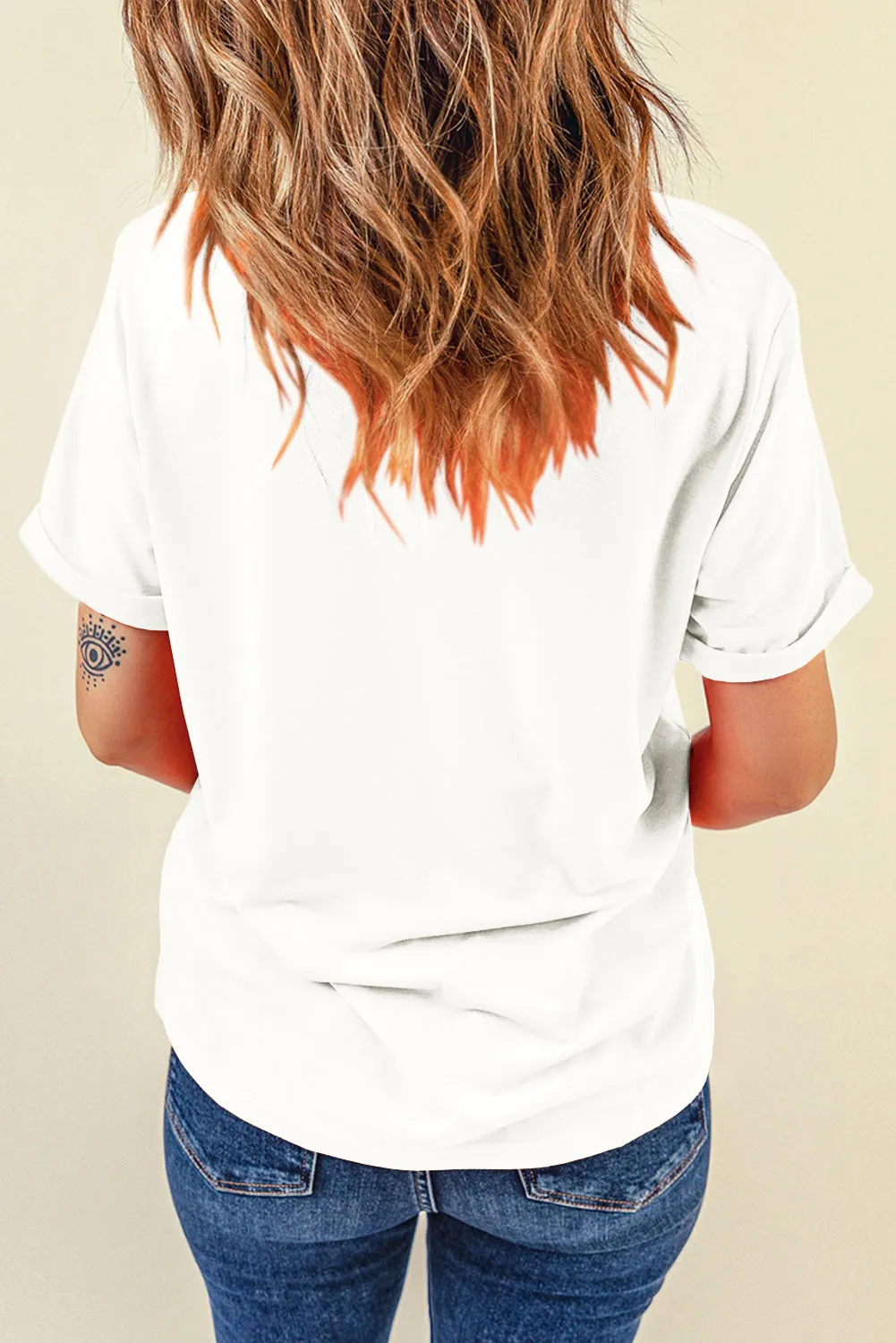 Hazel Blues® |  Pumpkin Graphic Round Neck Short Sleeve T-Shirt