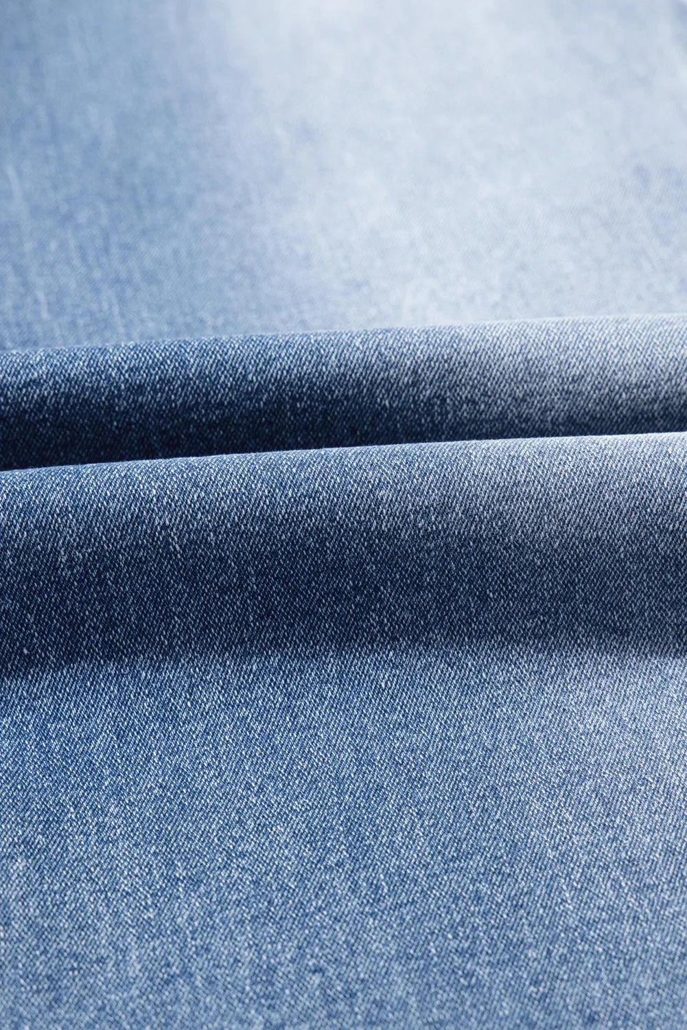 Hazel Blues® |  Raw Hem Wide Leg Jeans