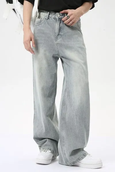 Hazel Blues® |  Wide Leg Jeans with Pockets