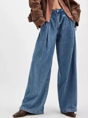 Hazel Blues® |  Wide Leg Jeans with Pockets