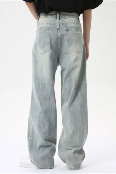 Hazel Blues® |  Wide Leg Jeans with Pockets