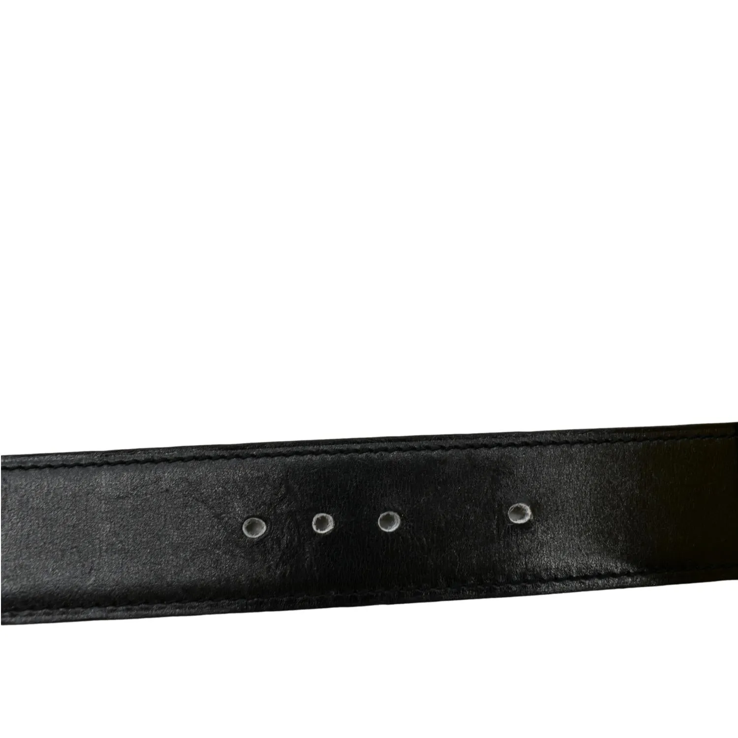 HERMES H d'Ancre Reversible Leather Buckle Belt Beige