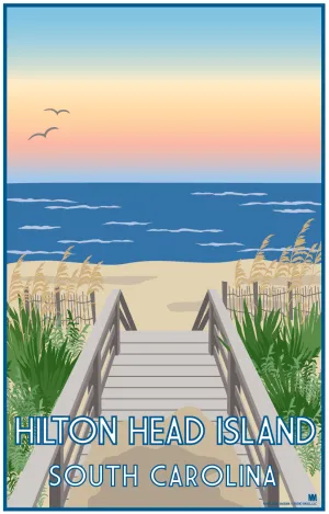 Hilton Head Island South Carolina Nature Travel Print