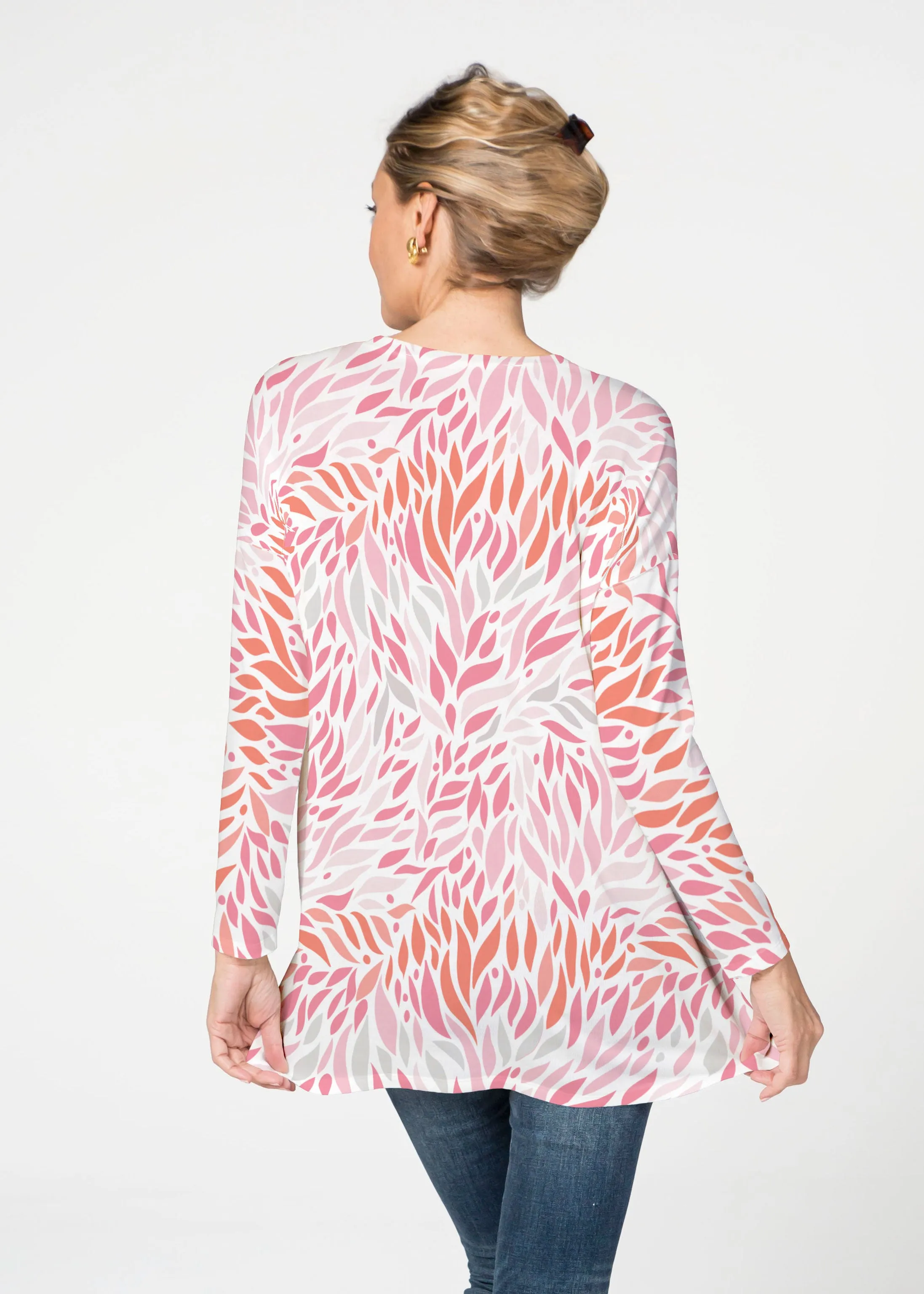 Hotsy Totsy Pink (8145) ~ Slouchy Butterknit Top