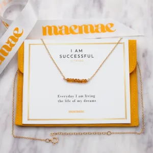 I Am Successful - Citrine Necklace
