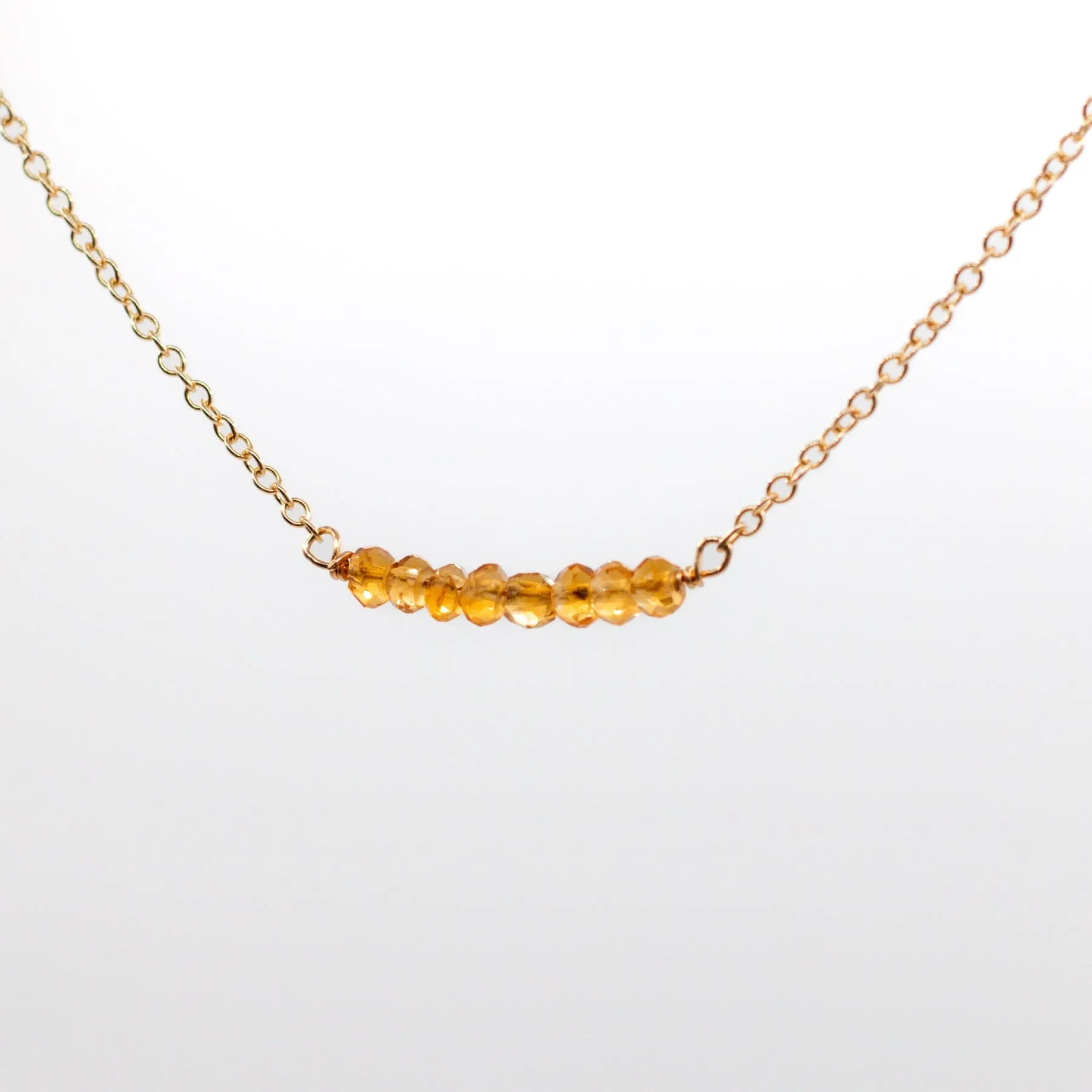 I Am Successful - Citrine Necklace