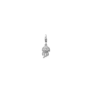 Icy Jellyfish Charm (Silver)