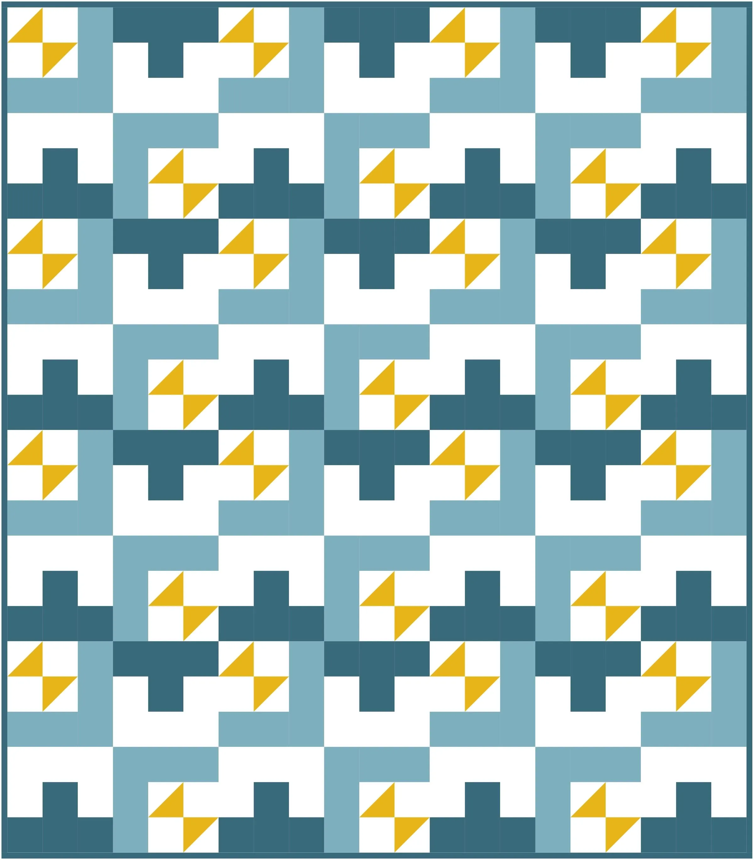 In Flight Quilt Block Pattern