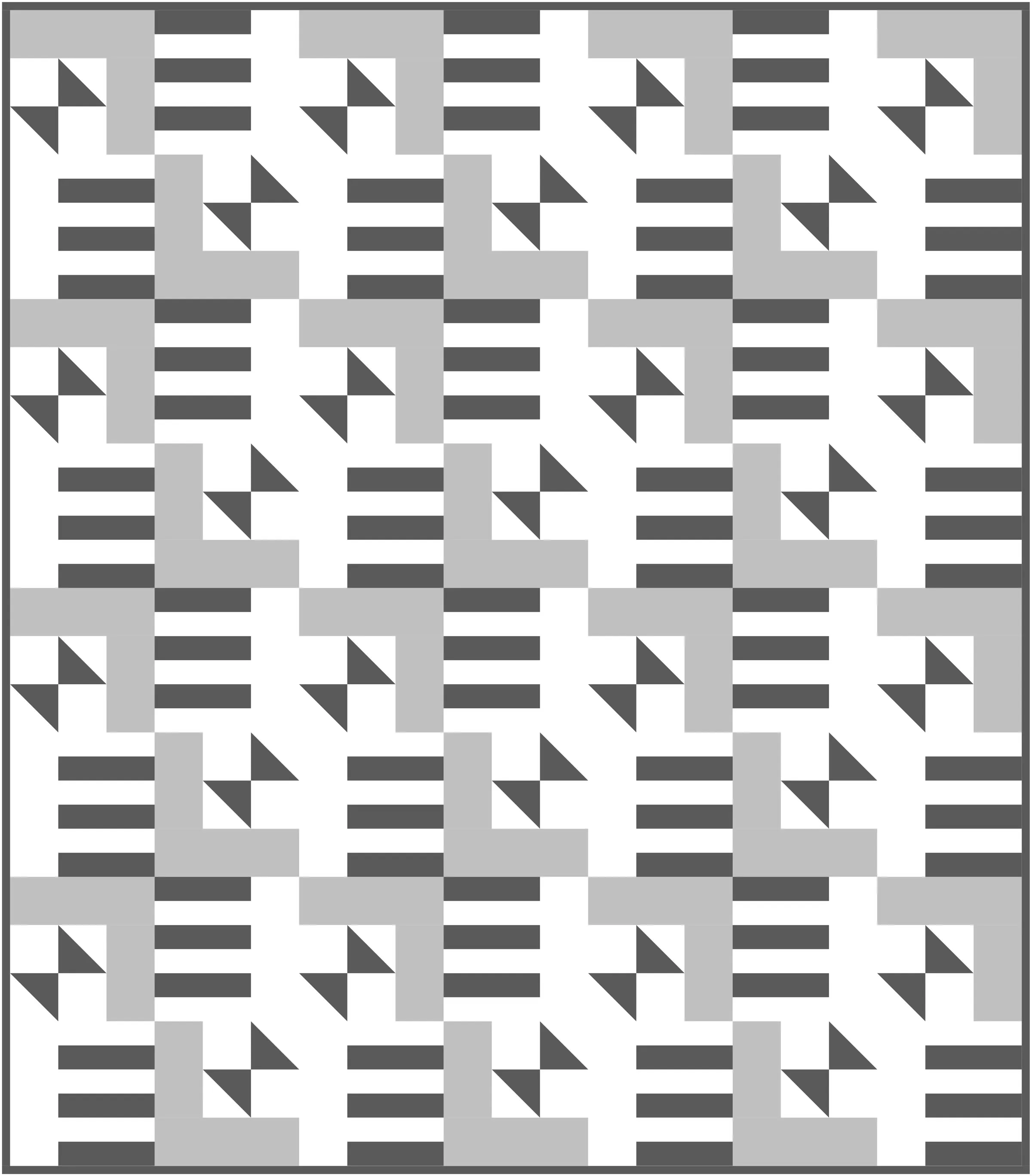 In Flight Quilt Block Pattern