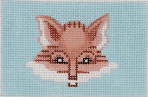 INSPCC-03: Planet Earth Credit Card Case Insert – Fox Head on Light Blue