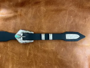 Jason Christopher 3/4" 4pc. Turquoise Arrowhead Buckle Set
