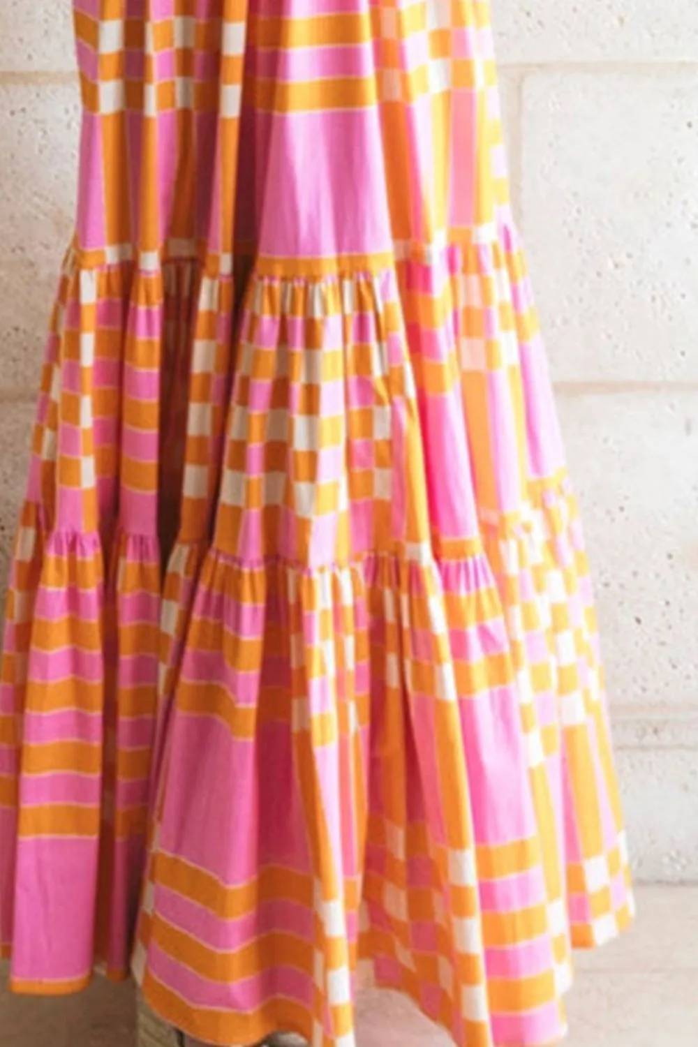 Kellen Color Block Tie Shoulder Dress