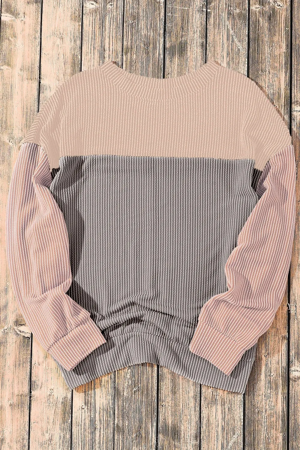 KHD Color Block Dropped Shoulder T-Shirt