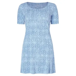Kira Swing Dress - Slate Geo