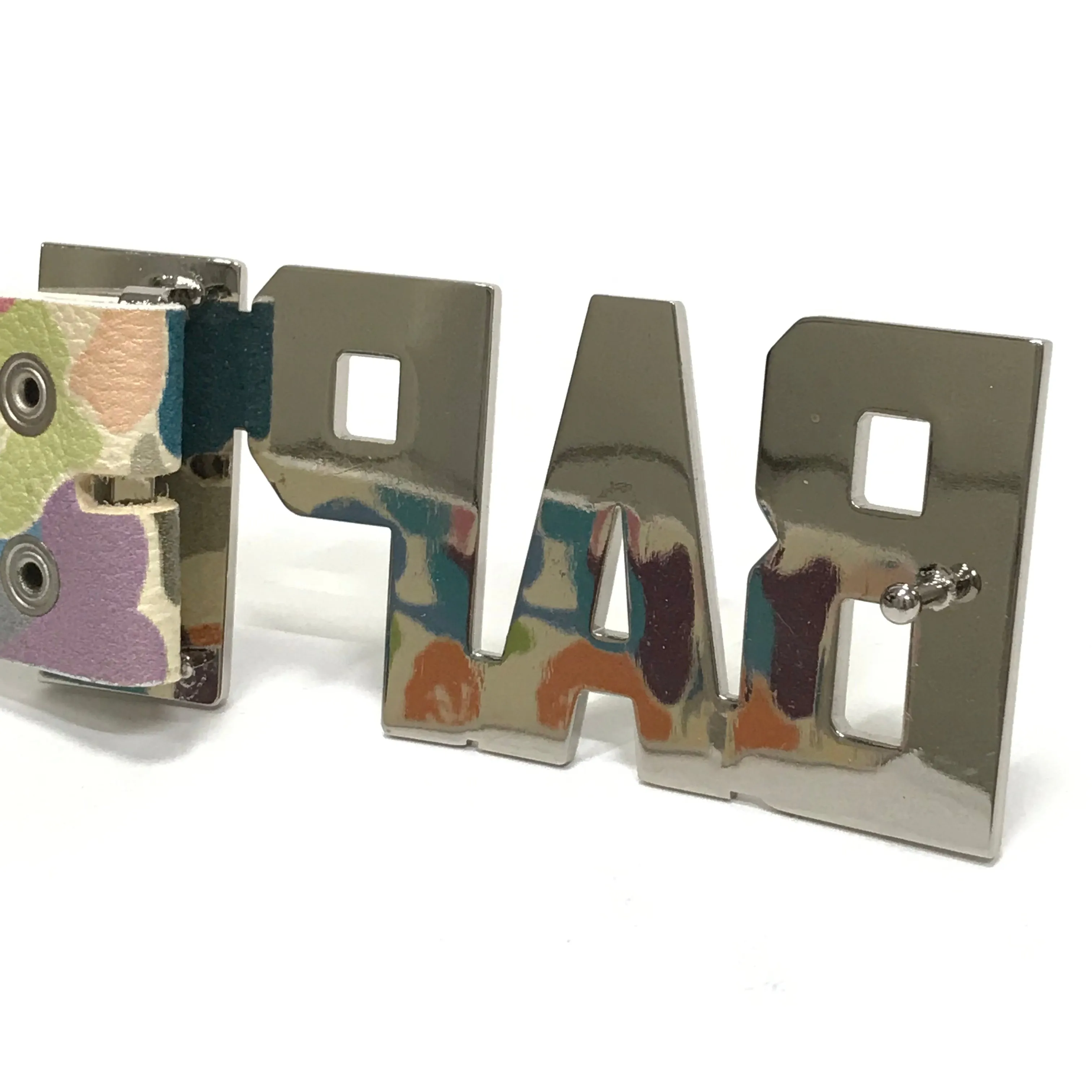 [L] A Bathing Ape Bape Vintage Multi Camo Leather Belt