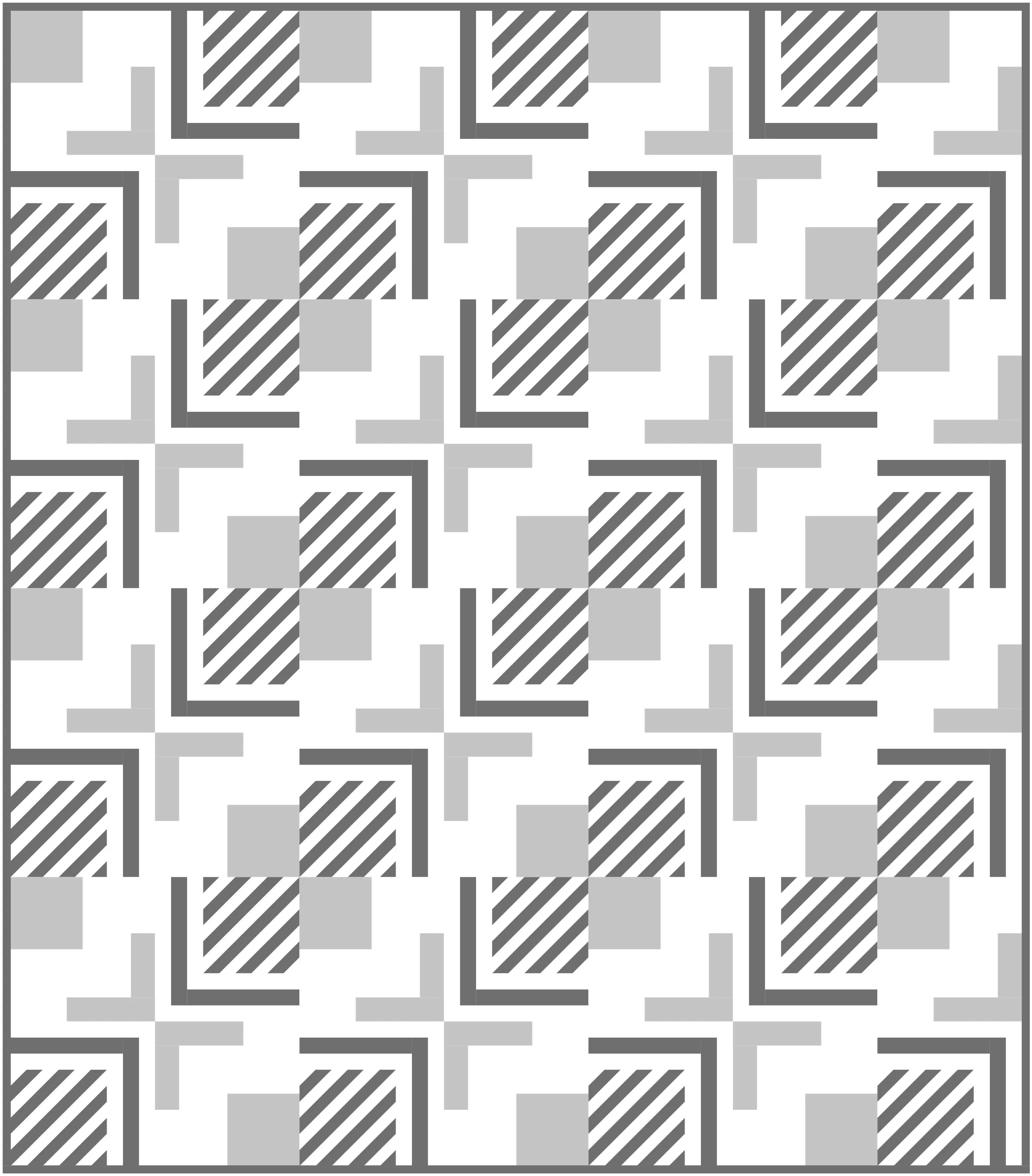 Links Quilt Block Pattern